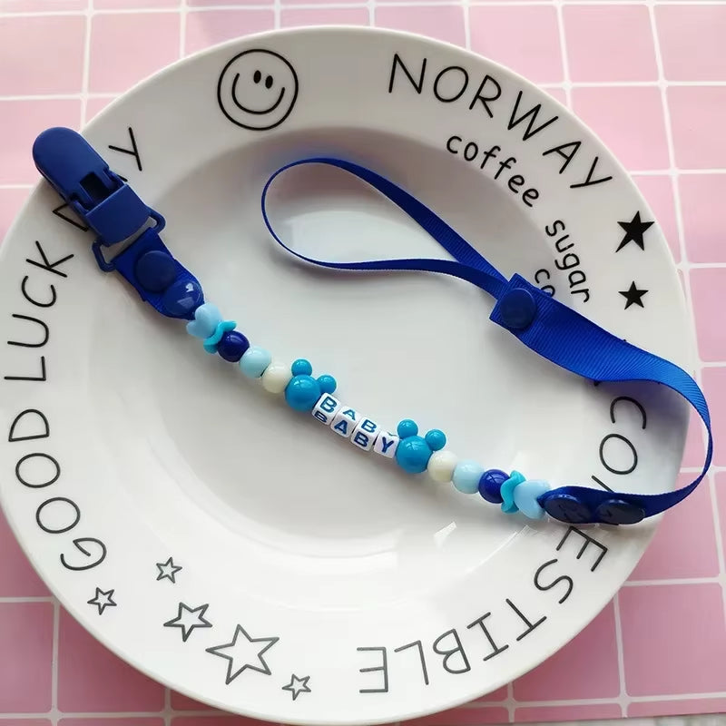 New Baby Pacifier Clip Chain Dummy Holder for Nipples Children Pacifier Clips Pacifier Holder Adjustable Holder for Nipples