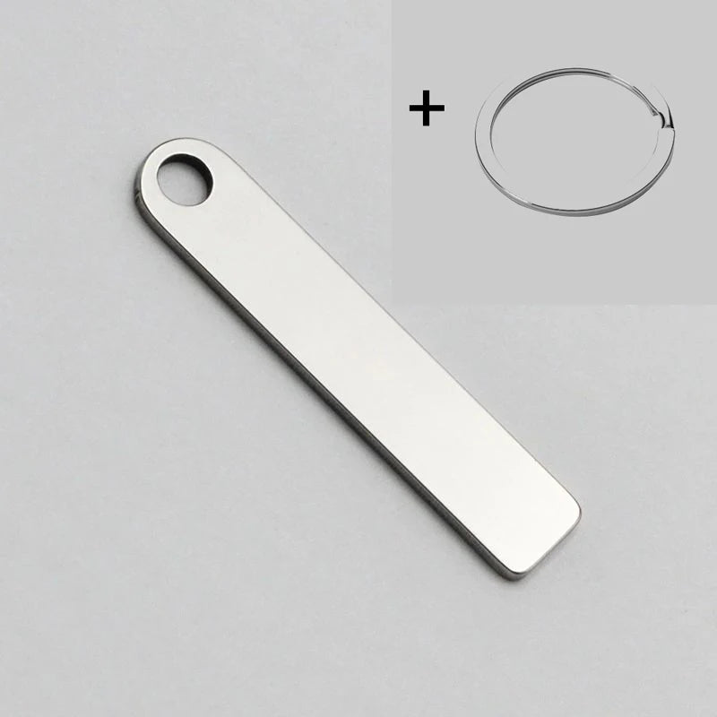 Custom Yellow-Copper Ruler Lotus Design Car Logo Name Number Keychain Laser Keyring Stainless Steel Chaveiro Personalizado Gifts