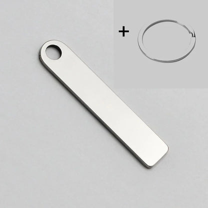 Custom Yellow-Copper Ruler Lotus Design Car Logo Name Number Keychain Laser Keyring Stainless Steel Chaveiro Personalizado Gifts