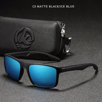 Rectangular Ultra Light TR90 Sunglasses Men Polarized TAC 1.1Mm Thickness Lens Driving Sun Glasses Women Sports Cat.3