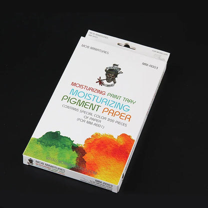 Hand Coated Model Paint Brush Water Based Acrylics Paint Moisturizing Paint Tray Dedicated Bibulous Moisturizing Pigment Paper