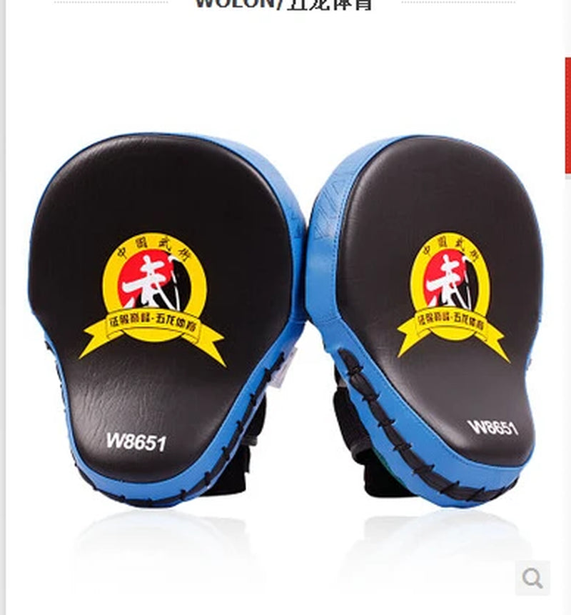 Free Shipping 2Pcs/Lot New Hand Target MMA Focus Punch Pad Boxing Training Gloves Mitts Karate Muay Thai Kick Fighting Yellow