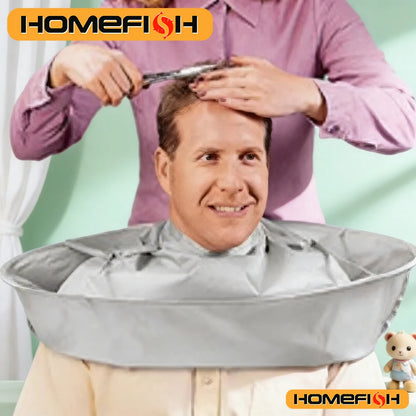 Adult Medium Cut Hair Cover Cloth Hair Color Airy Home Hair Cut Cover Foldable Hair Styling Gear