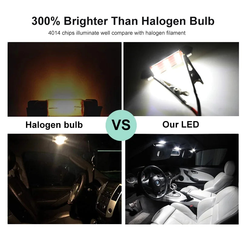 For Volkswagen VW Golf 4 5 6 7 MK4 MK5 MK6 MK7 GTI GT Car LED Interior Light Kit Canbus No Error