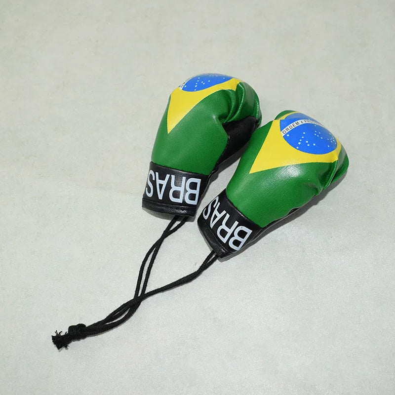 Newborn Photography Props Mini Simulation Boxing Glove Boxing Flag Gloves for Baby Photo Prop Decorated Accessories