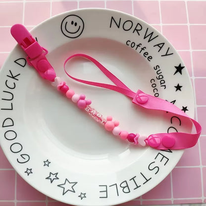 New Baby Pacifier Clip Chain Dummy Holder for Nipples Children Pacifier Clips Pacifier Holder Adjustable Holder for Nipples