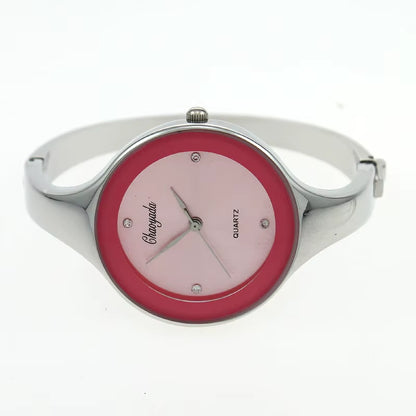 Women Cuff Watch Fashion Casual round Lady Women Bracelet Girls Watches Gold Watch Stainless Steel Quartz Wrist Watch D1