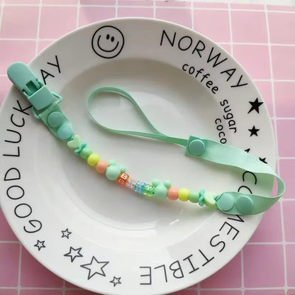 New Baby Pacifier Clip Chain Dummy Holder for Nipples Children Pacifier Clips Pacifier Holder Adjustable Holder for Nipples
