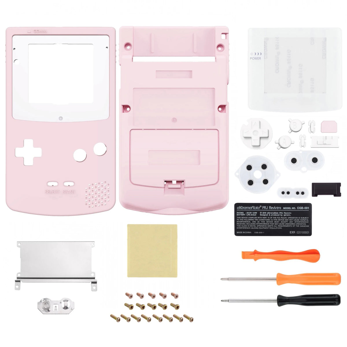 IPS Ready Upgraded Full Housing Cover Shell with Buttons for Gameboy Color for GBC - Fit for GBC OSD IPS