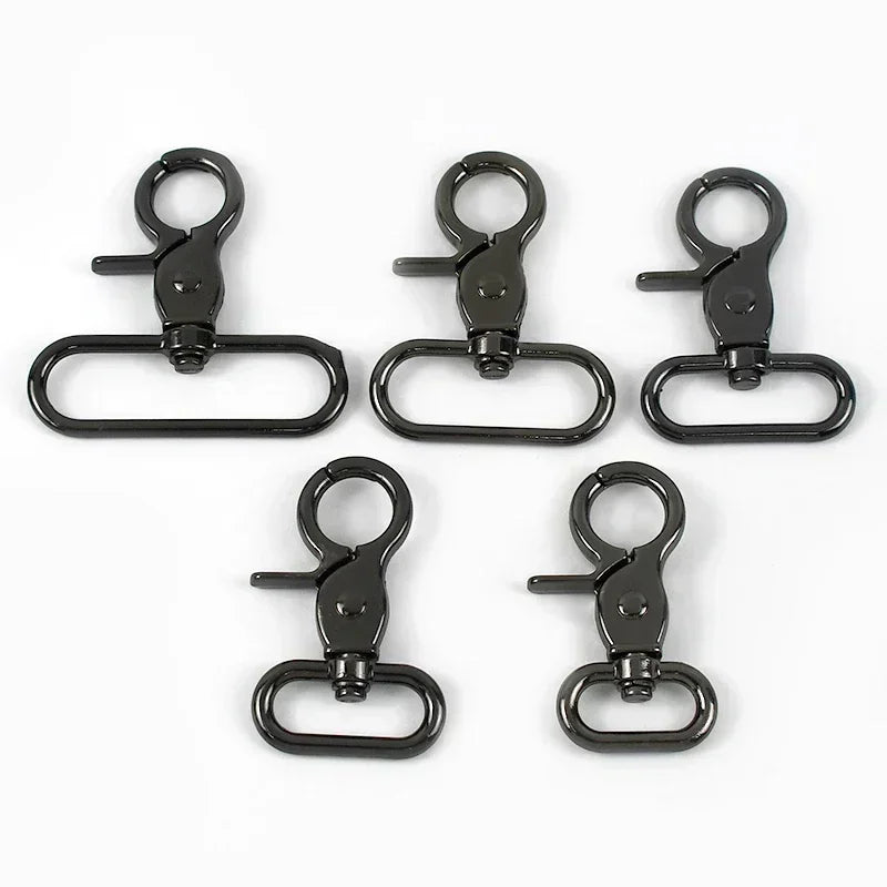 2/4/10Pcs  20-50Mm Luggage Strap Metal Buckles Bags Lobster Carbines Swivel Trigger Snap Hook Collar Clasp DIY Accessories