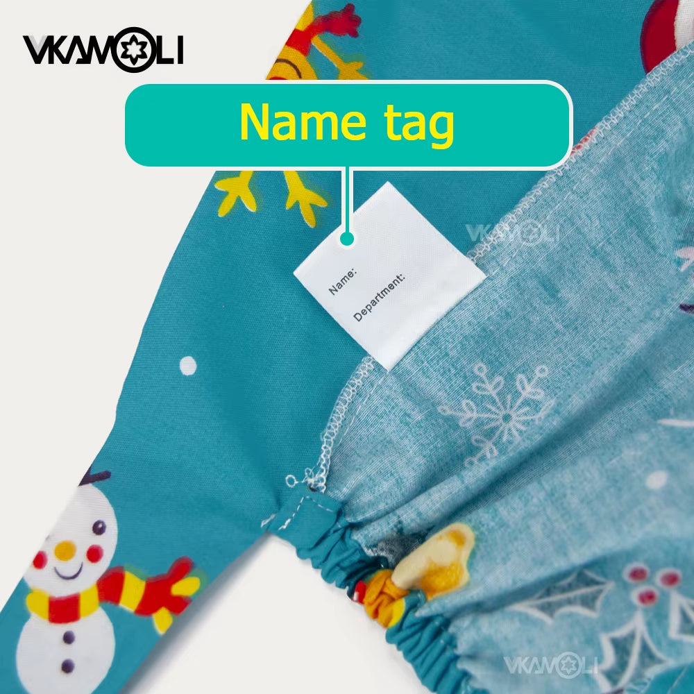 Women'S Cotton Scrubs Caps Weat-Absorbent Elastic Section Pet Grooming Nursing Work Hats Lab Flower Print Scrub Hat Wholesale