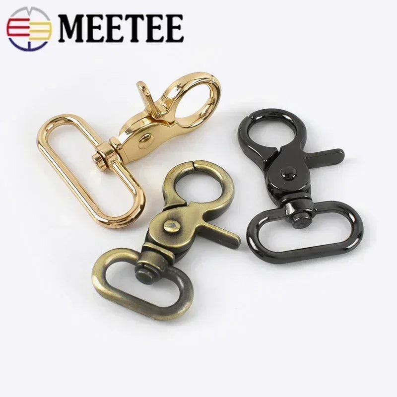 2/4/10Pcs  20-50Mm Luggage Strap Metal Buckles Bags Lobster Carbines Swivel Trigger Snap Hook Collar Clasp DIY Accessories