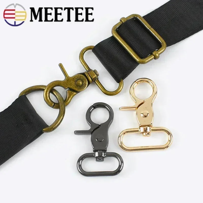 2/4/10Pcs  20-50Mm Luggage Strap Metal Buckles Bags Lobster Carbines Swivel Trigger Snap Hook Collar Clasp DIY Accessories