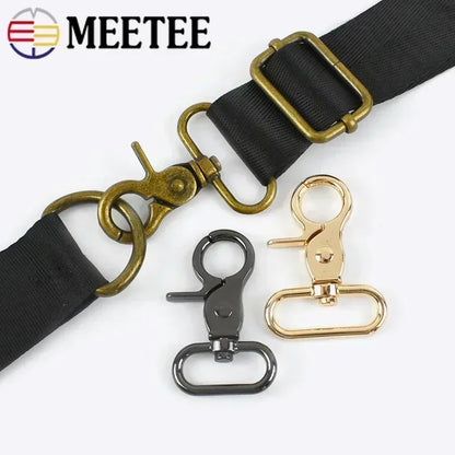 2/4/10Pcs  20-50Mm Luggage Strap Metal Buckles Bags Lobster Carbines Swivel Trigger Snap Hook Collar Clasp DIY Accessories