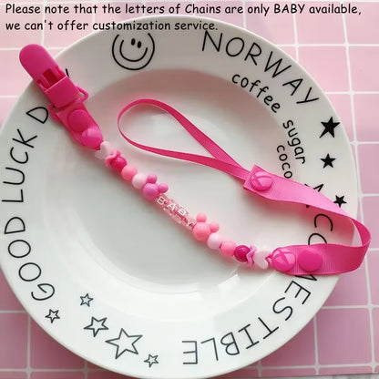 New Baby Pacifier Clip Chain Dummy Holder for Nipples Children Pacifier Clips Pacifier Holder Adjustable Holder for Nipples