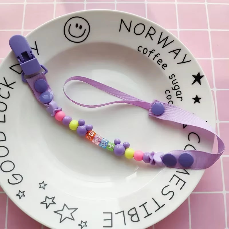 New Baby Pacifier Clip Chain Dummy Holder for Nipples Children Pacifier Clips Pacifier Holder Adjustable Holder for Nipples