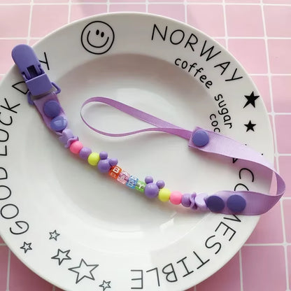 New Baby Pacifier Clip Chain Dummy Holder for Nipples Children Pacifier Clips Pacifier Holder Adjustable Holder for Nipples
