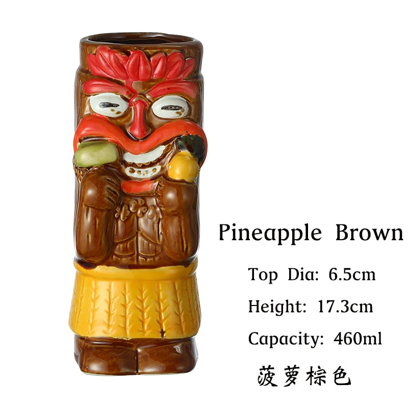 Tiki Mug Tiki Tumblers Ceramic Hawaiian Party Mugs Glasses
