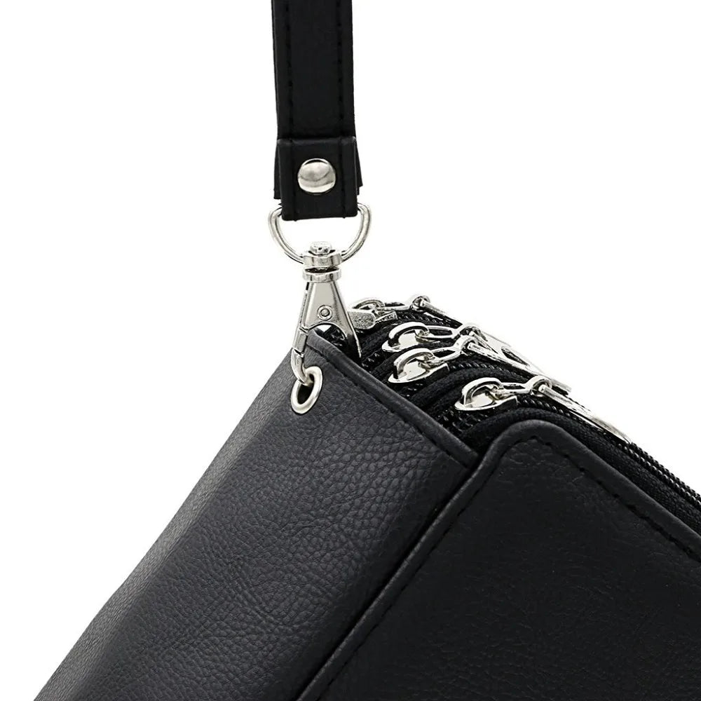72 Holders 4 Layers Handy PU Leather School Pencils Case Large Capacity Colored Pencil Bag for Student Gift Art Supplies