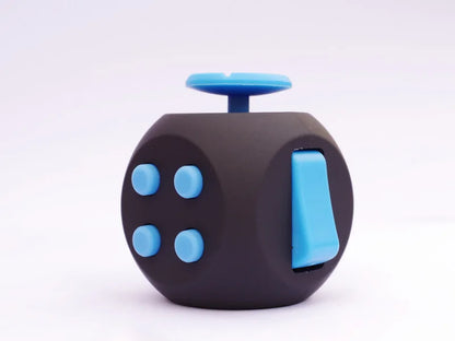 Fidget Cube Toy,Edc Fidgeting anti Stress Relief Toys,Anxiety Antistress Magic Cube Toys for Adults Kids Autism AD ADHD 12 Side