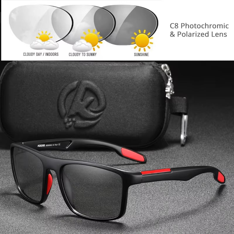 Rectangular Ultra Light TR90 Sunglasses Men Polarized TAC 1.1Mm Thickness Lens Driving Sun Glasses Women Sports Cat.3