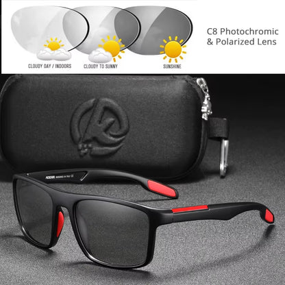 Rectangular Ultra Light TR90 Sunglasses Men Polarized TAC 1.1Mm Thickness Lens Driving Sun Glasses Women Sports Cat.3