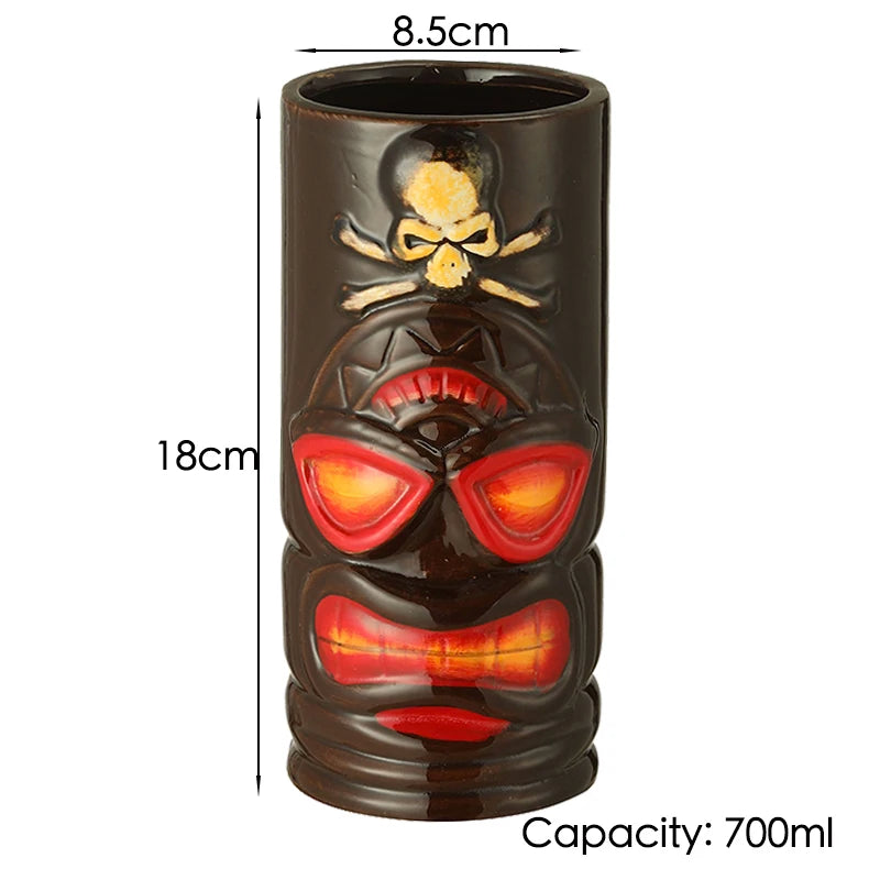 Tiki Mug Tiki Tumblers Ceramic Hawaiian Party Mugs Glasses