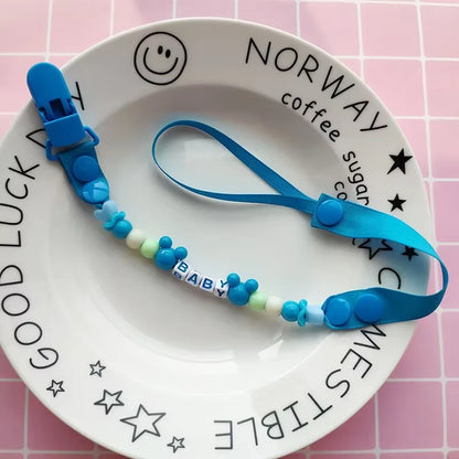 New Baby Pacifier Clip Chain Dummy Holder for Nipples Children Pacifier Clips Pacifier Holder Adjustable Holder for Nipples