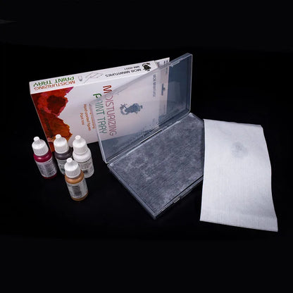 Hand Coated Model Paint Brush Water Based Acrylics Paint Moisturizing Paint Tray Dedicated Bibulous Moisturizing Pigment Paper