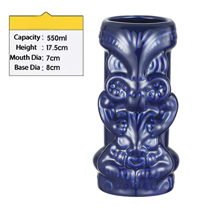 Tiki Mug Tiki Tumblers Ceramic Hawaiian Party Mugs Glasses