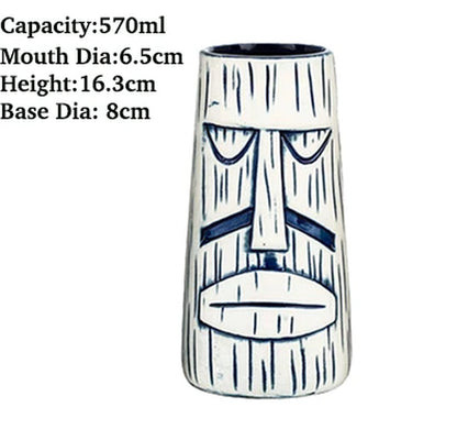 Tiki Mug Tiki Tumblers Ceramic Hawaiian Party Mugs Glasses