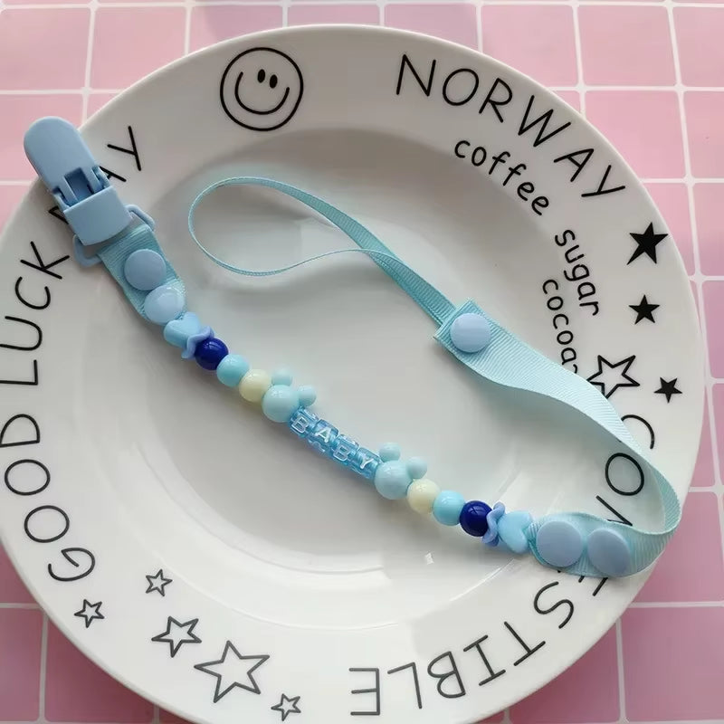 New Baby Pacifier Clip Chain Dummy Holder for Nipples Children Pacifier Clips Pacifier Holder Adjustable Holder for Nipples