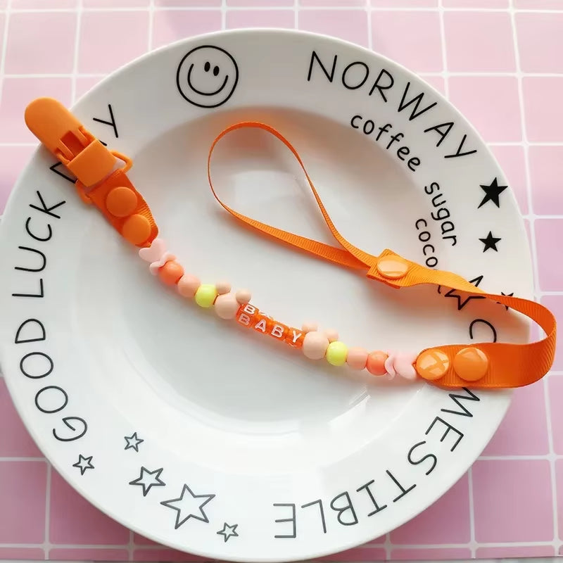 New Baby Pacifier Clip Chain Dummy Holder for Nipples Children Pacifier Clips Pacifier Holder Adjustable Holder for Nipples