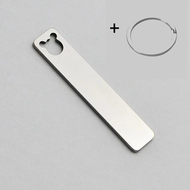 Custom Yellow-Copper Ruler Lotus Design Car Logo Name Number Keychain Laser Keyring Stainless Steel Chaveiro Personalizado Gifts
