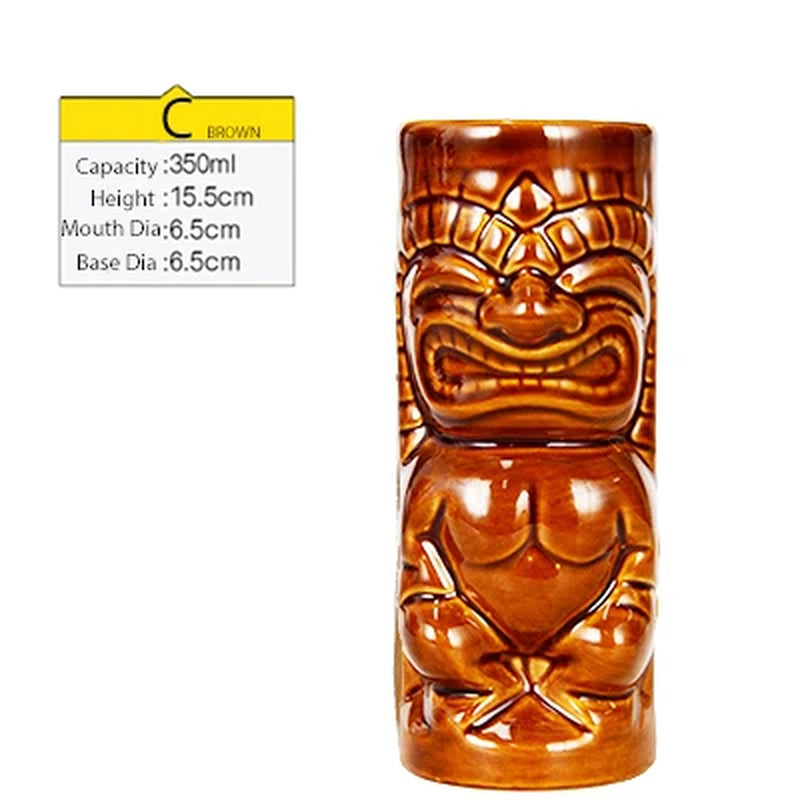 Tiki Mug Tiki Tumblers Ceramic Hawaiian Party Mugs Glasses
