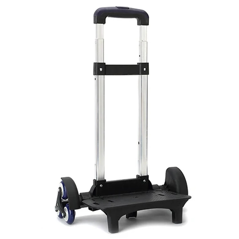 Kid Trolley for Backpack and School Bag Luggage for Children 2/6 Wheels Expandable Rod High Function Trolly Chariot