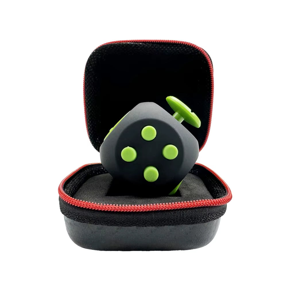 Fidget Cube Toy,Edc Fidgeting anti Stress Relief Toys,Anxiety Antistress Magic Cube Toys for Adults Kids Autism AD ADHD 12 Side