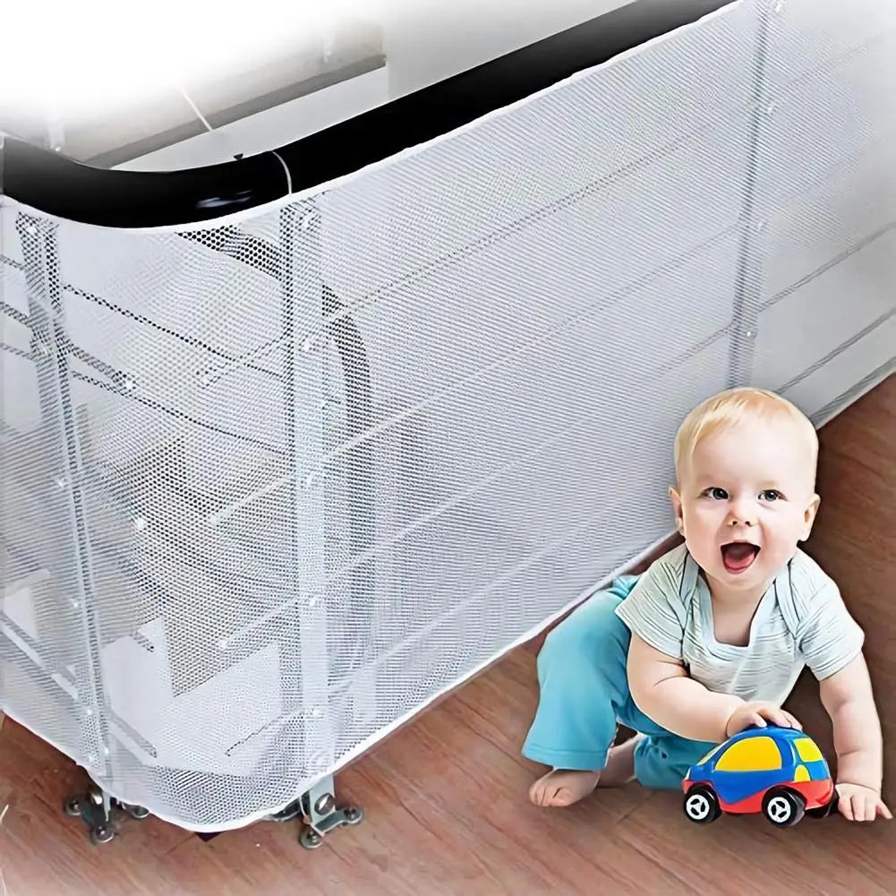 Baby Safety Fence Kid Stairs Balcony Safety Net Thickened anti Fall Safety Mesh Net Home Rail Toddler Security Gate