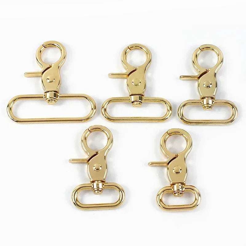 2/4/10Pcs  20-50Mm Luggage Strap Metal Buckles Bags Lobster Carbines Swivel Trigger Snap Hook Collar Clasp DIY Accessories