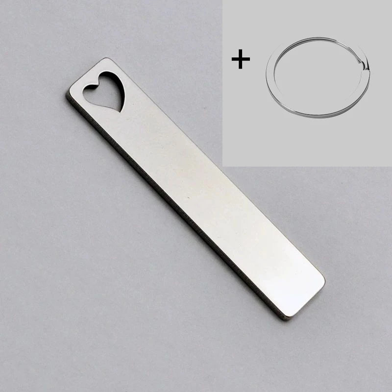 Custom Yellow-Copper Ruler Lotus Design Car Logo Name Number Keychain Laser Keyring Stainless Steel Chaveiro Personalizado Gifts