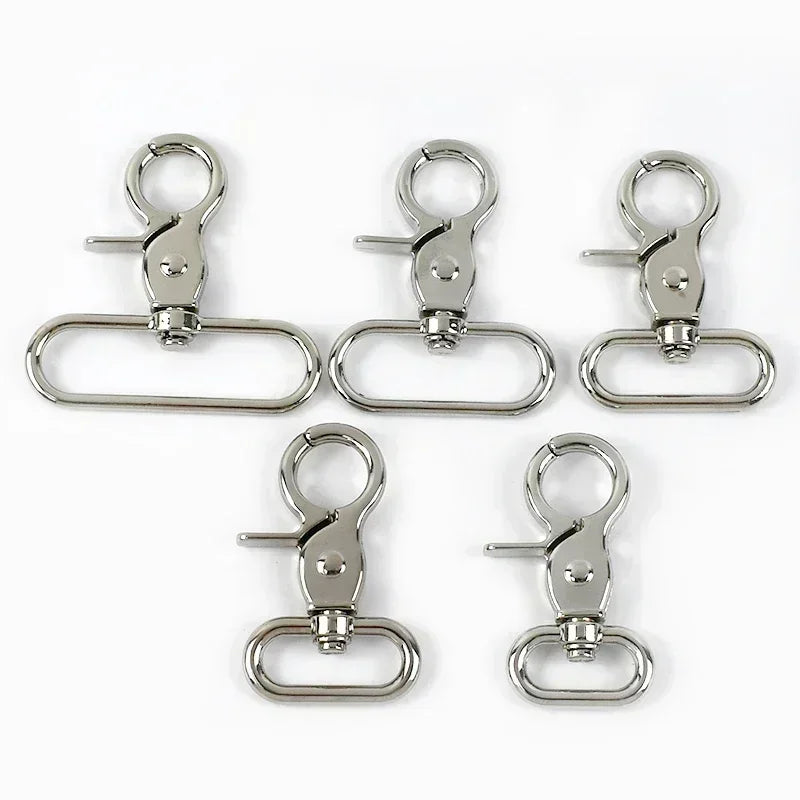2/4/10Pcs  20-50Mm Luggage Strap Metal Buckles Bags Lobster Carbines Swivel Trigger Snap Hook Collar Clasp DIY Accessories