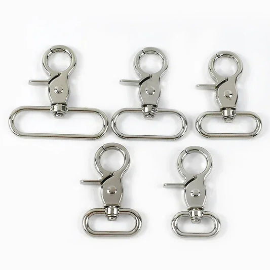 2/4/10Pcs  20-50Mm Luggage Strap Metal Buckles Bags Lobster Carbines Swivel Trigger Snap Hook Collar Clasp DIY Accessories