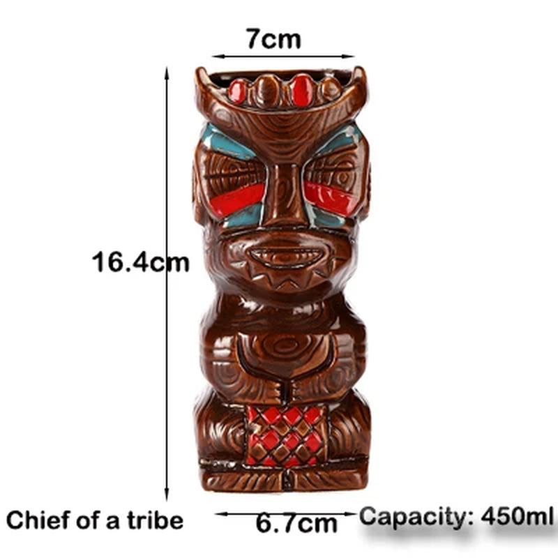 Tiki Mug Tiki Tumblers Ceramic Hawaiian Party Mugs Glasses
