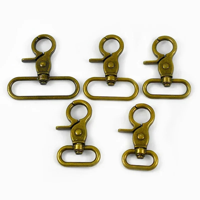 2/4/10Pcs  20-50Mm Luggage Strap Metal Buckles Bags Lobster Carbines Swivel Trigger Snap Hook Collar Clasp DIY Accessories