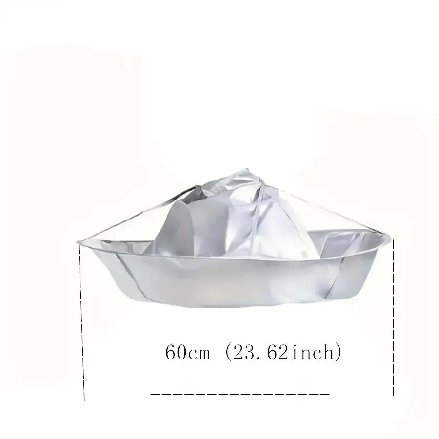 Adult Medium Cut Hair Cover Cloth Hair Color Airy Home Hair Cut Cover Foldable Hair Styling Gear