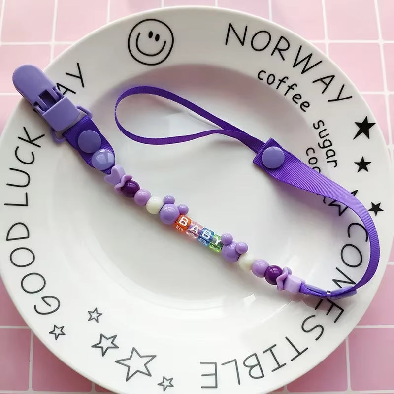 New Baby Pacifier Clip Chain Dummy Holder for Nipples Children Pacifier Clips Pacifier Holder Adjustable Holder for Nipples