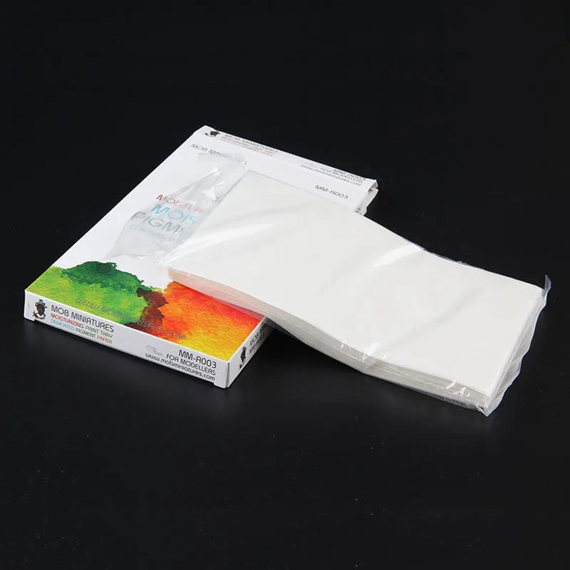 Hand Coated Model Paint Brush Water Based Acrylics Paint Moisturizing Paint Tray Dedicated Bibulous Moisturizing Pigment Paper