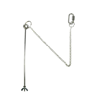 Pet Parrot Stainless Steel Feeder Fruit Corn Fork Toys Chicken Vegetables Holder Hanging Feeding Stick Feeder Accessories Pet