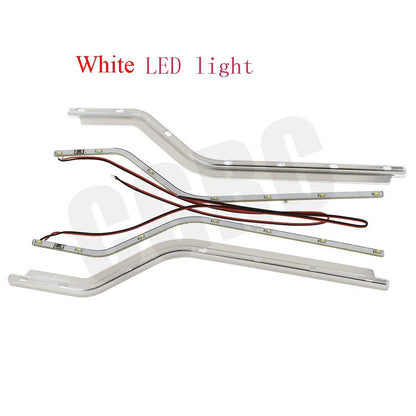 1 Pair RC Model CNC Aluminum Alloy Door Side LED Light for 1/14 Tamiya RC Truck for Scania R620 56323 R730 R470