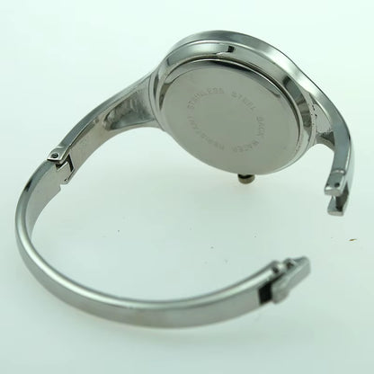 Women Cuff Watch Fashion Casual round Lady Women Bracelet Girls Watches Gold Watch Stainless Steel Quartz Wrist Watch D1